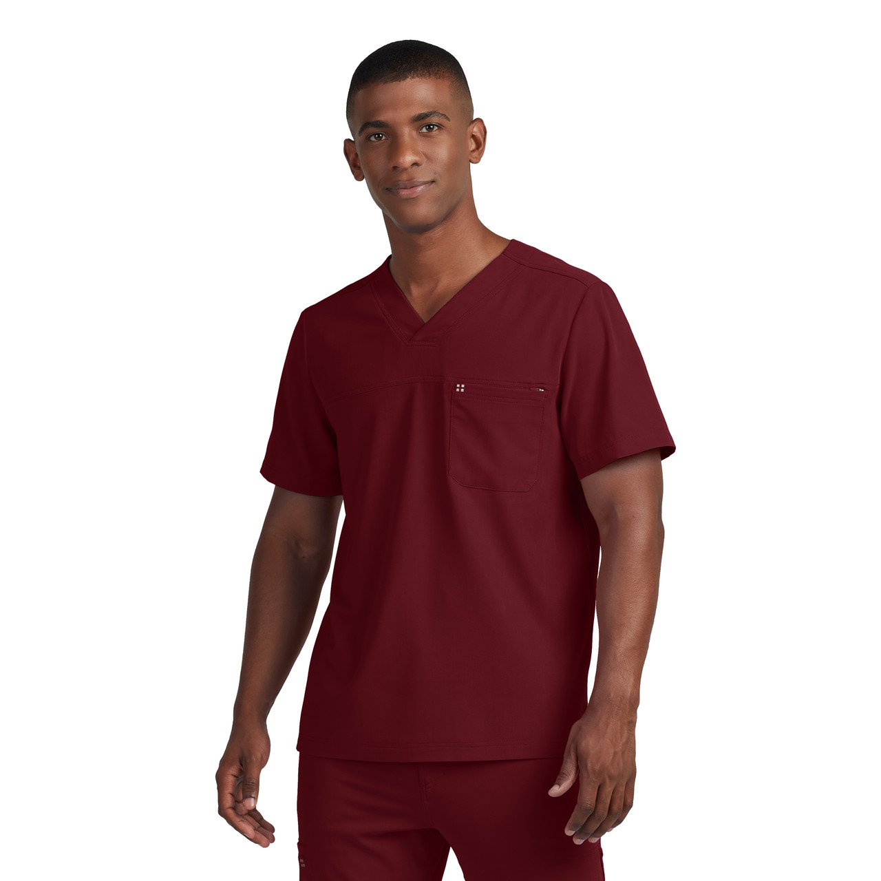 White Cross Crft Men's 2 Pocket Tuckable Scrub Top WT131 - Netuniform