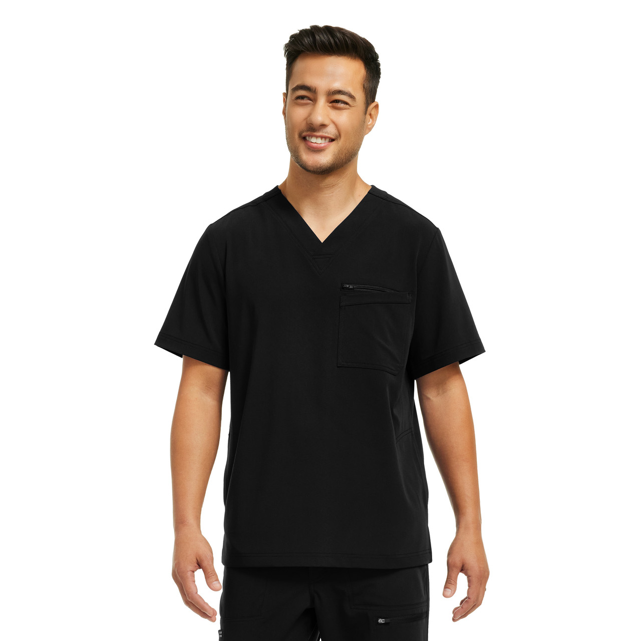 White Cross Crft Men's 4 Pocket V-Neck Scrub Top WT151 - Netuniform