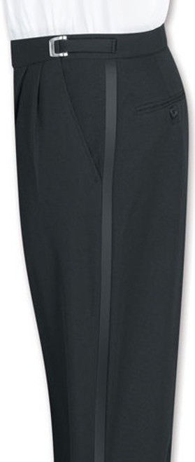 Henry Segal Men's Adjustable-Waist Pleated Front Tuxedo Pants 