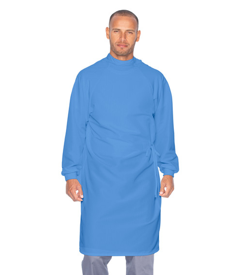 Landau Unisex Fluid Barrier Medical Isolation Gown 91500 Blue