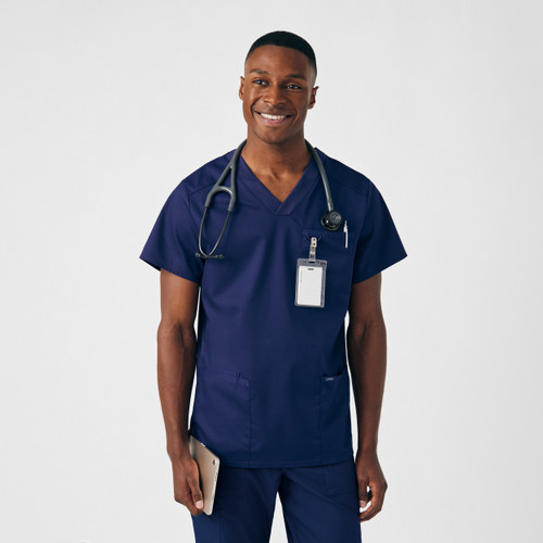 Landau ProFlex Men's 4 Pocket V-Neck Scrub Top LT109