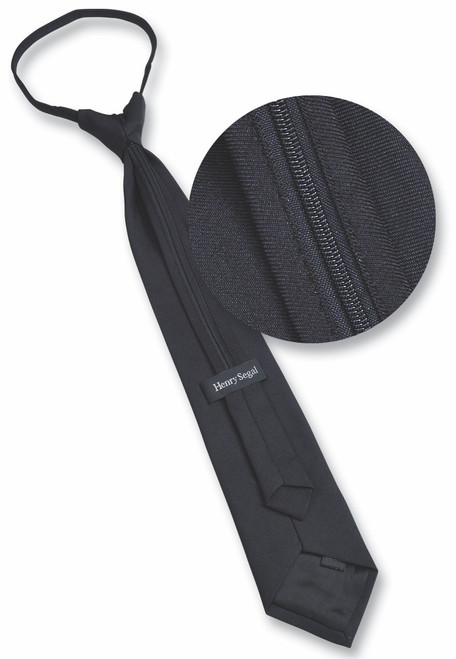 Henry Segal Zipper Poly/Satin Ties (6 Pack) 