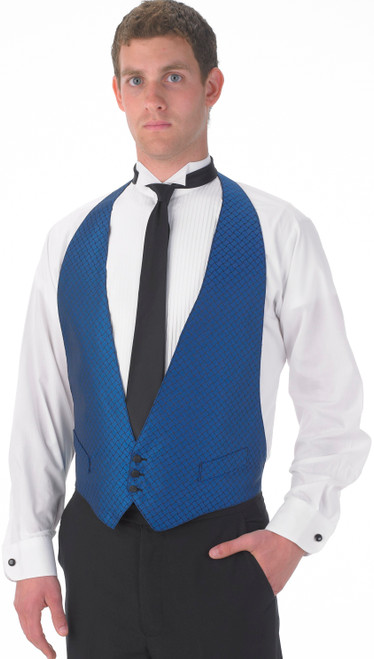 Henry Segal Unisex Backless Vest Fiesta Blue (minimum order qty any 4)