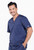 Cherokee Workwear Core Stretch Men's V-Neck Chest Pocket Scrub Top 4743