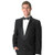 Henry Segal Men's Black Eton Jacket w/Black Satin Lapel (34-60)