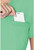 Med Couture Peaches Women's Zip Pocket Scrub Top MC8482