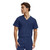 White Cross Vibe Men's 2 Pocket V-Neck Tuckable Scrub Top WT150