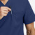 White Cross Vibe Men's 2 Pocket V-Neck Tuckable Scrub Top WT150