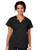 Meta Women's Antimicrobial Notched Wrap Scrub Top 15201