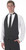 Henry Segal Unisex Backless Vest Paisley Gold (min order qty any 4)