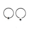 SBC1B3 Wholesale Assortment of 25 surgical steel ball closure rings, Thickness 1mm, Ball size 3mm