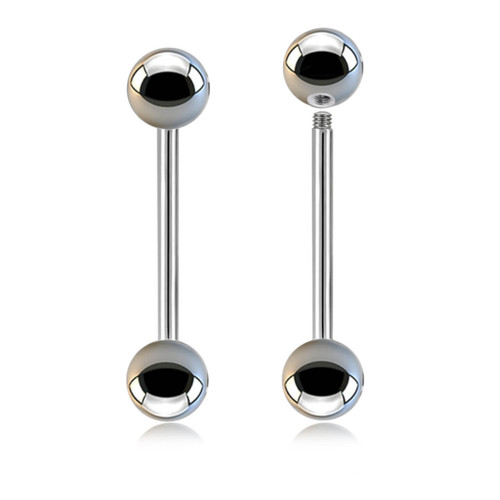 SBA16B6 Wholesale Assortment of 25 surgical steel tongue barbells, Thickness 1.6mm, Ball size 6mm SBA16B6 Wholesale Assortment of 25 surgical steel tongue barbells, Thickness 1.6mm, Ball size 6mm