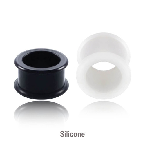 JFTDF Pack of 10 silicone flesh tunnels