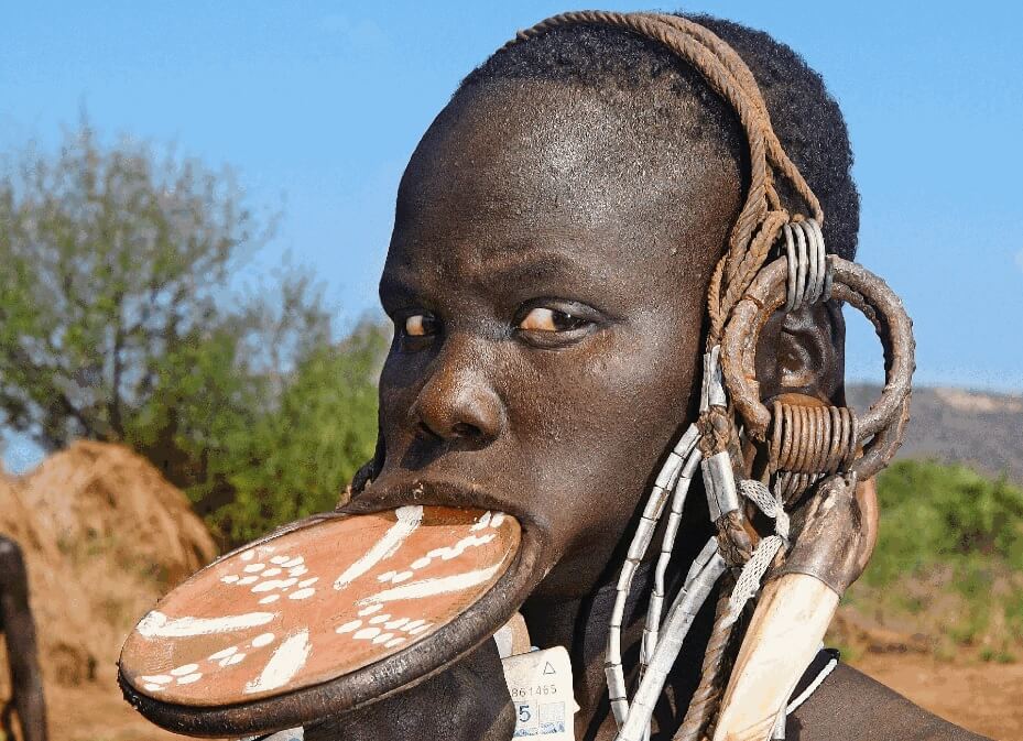 Mursi women with Lip Plate