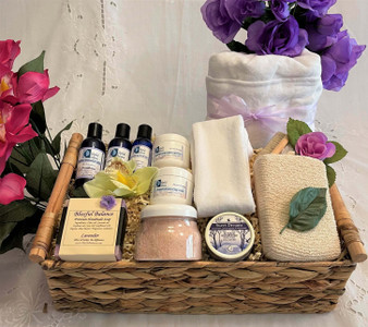 The Limited for Her Collection contains our 100% cotton velour  spa wrap, headband, Himalayan Bath Salts, Whipped Shea Butter, clay mask and more all enriched with essential oils.