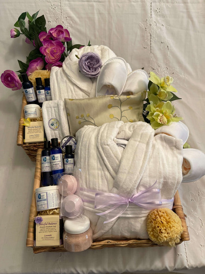 Spa For Two Gift Basket. The perfect his and her or her and her bath collection.