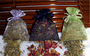 3 pouches of herbal bath teas