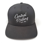 Embroidered Script Hat – Gray