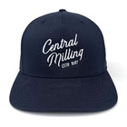 Embroidered Script Hat – Navy