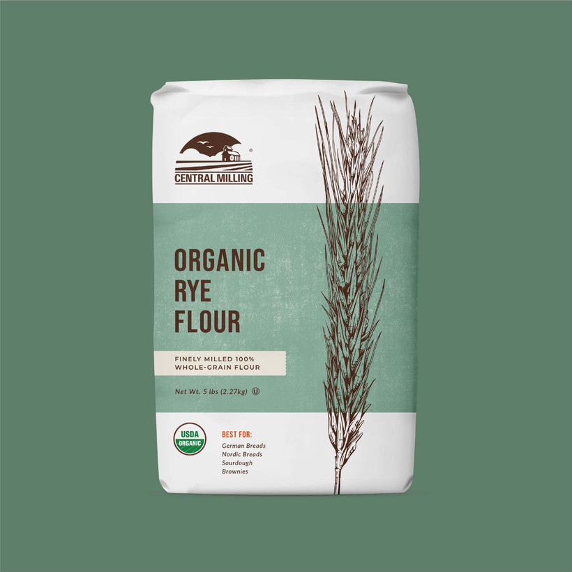 Organic Whole Dark Rye Flour