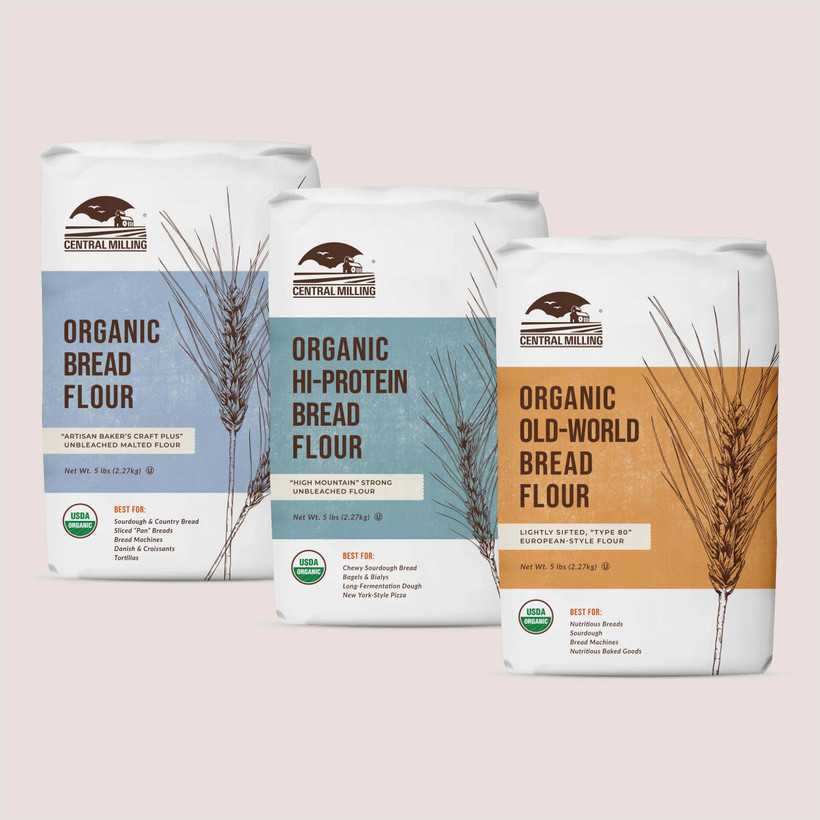 Organic Artisan Bread Flour Sample Pack
