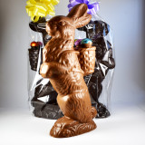 Large Proud Chocolate Bunny