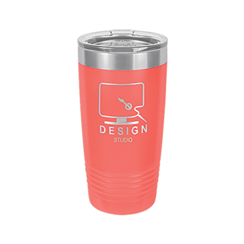 Laser Engraved YETI® or Polar Camel Tumbler - Merry Christmas Wrap-Around  Design