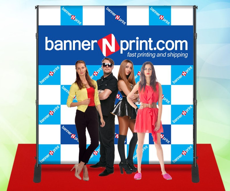 Professional Grade Adjustable Step and Repeat Backdrop