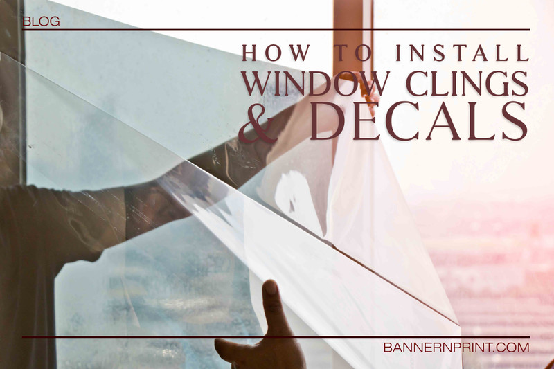 How To Install Window Clings