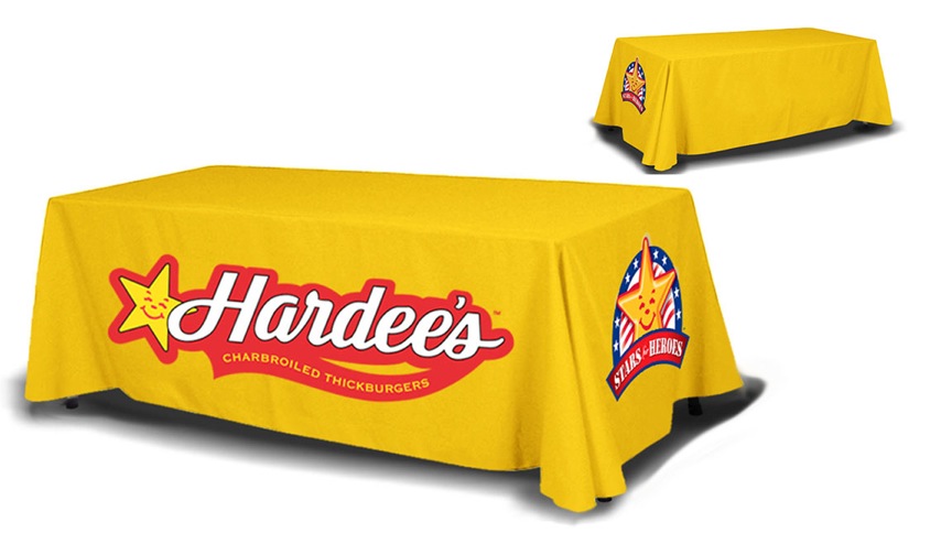 Custom sales 8ft tablecloth