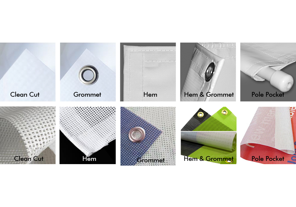 Finishing Options for Banners Fast&Easy