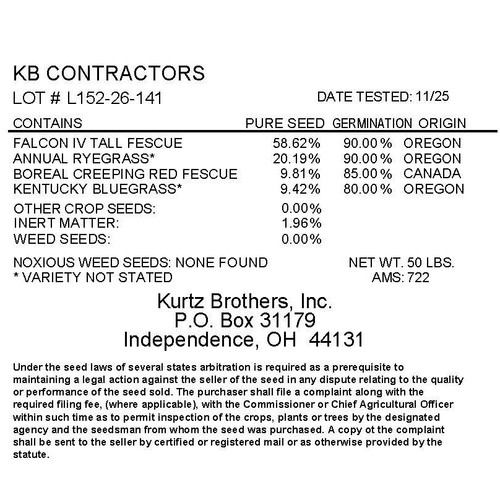 Contractors Mix 50 LB Bag