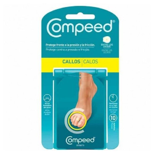 Compeed callos hidrocoloide entre dedos 10 U