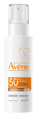 AVENE FLUIDO ANTIMANCHAS CON COLOR ALTA PROTECCION SPF 50  1 ENVASE 40 ML