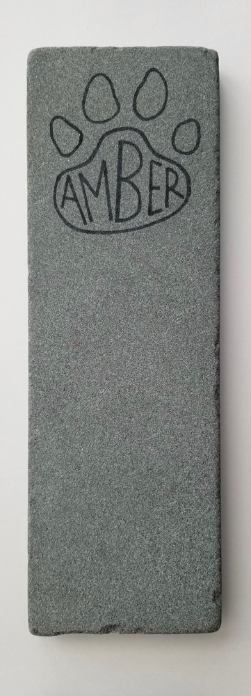 CritterStone Tall with Journey design pattern: Paw