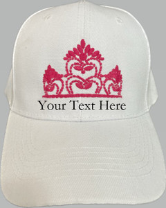 Embroidered Crown Cap Embroidered Crown Cap