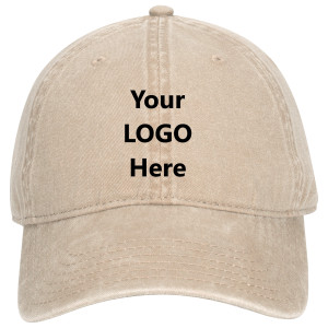 6 Panel Low Profile Garment Washed Khaki Front 6 Panel Low Profile Garment Washed Khaki Front