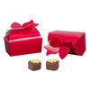 25 Boxes - Small Red Bow Favor Boxes