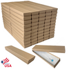 Natural Kraft Jewellery Boxes - 8" x 2" x 1" 10 Boxes/Pack
