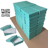 Aqua Jewellery Boxes - 3" x 2-1/8" x 1" 100 Boxes/Pack