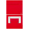 8-1/2" x 5-3/8" x 2" Cookie/Bakery Boxes - Red- 10/Pack