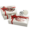 10 Boxes - 7-1/2" x 4-1/2" x 1-1/2" Cookie/Bakery Boxes-Ribbon N' Holly