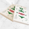 500 Printed Sets (Boxes & Trays) - Fillable (Empty) Custom Branded Advent Calendar Boxes Emerald Metallic Ornament Design