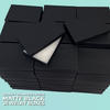 Branded Matte  Black  Jewellery Boxes - 5-7/16" x 3-1/2" x 1" 100 Boxes/Pack Branded Matte  Black  Jewellery Boxes - 5-7/16" x 3-1/2" x 1" 100 Boxes/Pack