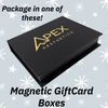 Branded Magnetic Gift Card Boxes - Natural Kraft - 100 / Pack