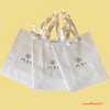 Branded London Paper Bags - Matte White 8" x 4" x 10" - 100 Bags