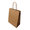 1000 Bags - 8.25" x 4.33" x 10.6"   Recycled Kraft Paper Shopping Bags
