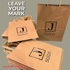 1000 Bags - 8.25" x 4.33" x 10.6"   Recycled Kraft Paper Shopping Bags