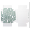 CLEARANCE - 50 Covers - 3 oz. - Winter Wonderland  3-11/16" x 3-11/16" x 1-1/8"