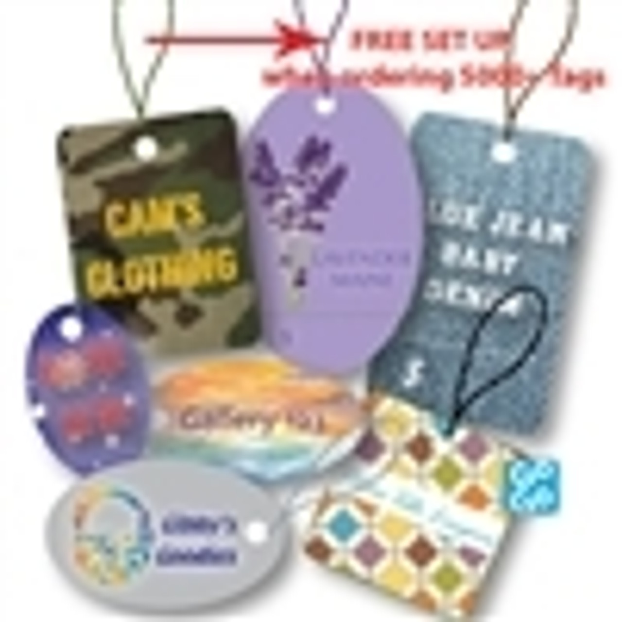 Full Color Digital Hang Tags-One Side Printing